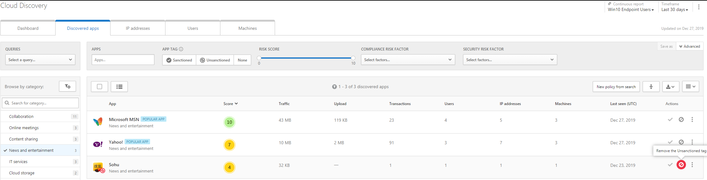 Cloud App Security Hidden Gem – Integration With Microsoft Defender ATP ...