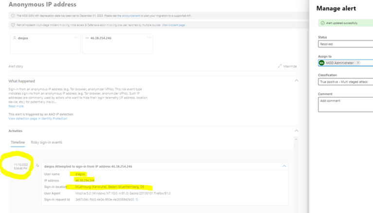 Azure AD Identity Protection Integrations with Microsoft Security ...